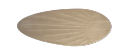 Distressed White Palm Pattern Blades