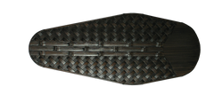 Oil rubbed bronze weave ceiling fan blade