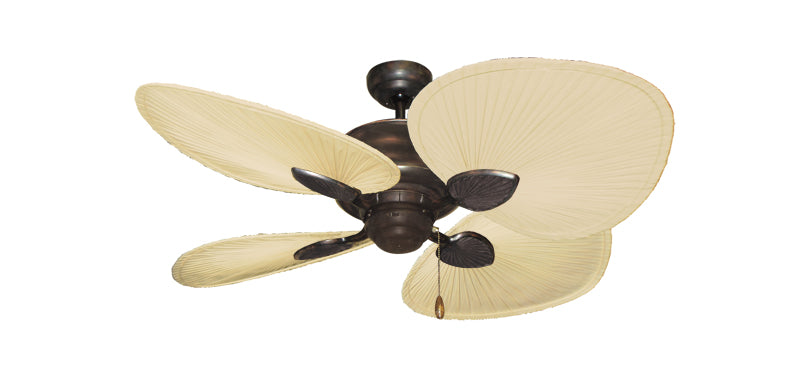 48 inch Palm Breeze II Ceiling Fan with Natural Palm Blades - Image 2