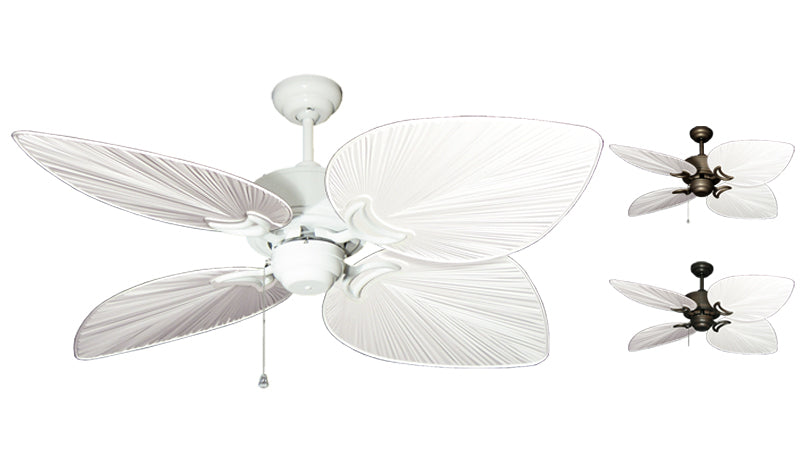 50 inch Bombay Ceiling Fan - Pure White Blades