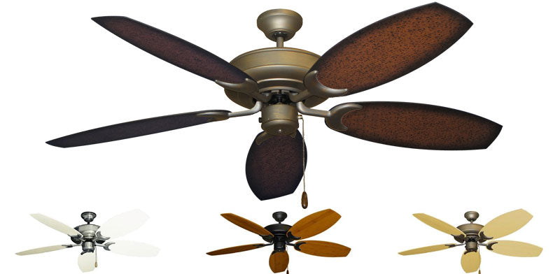 52 inch Raindance Ceiling Fan - Oar Blades