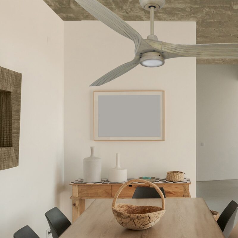 60 inch Solara Smart Fan by TroposAir - Driftwood - Image 3