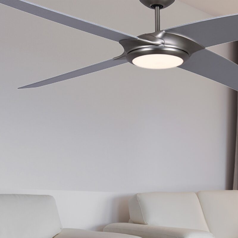 56 inch Starfire Ceiling Fan by TroposAir - Brushed Nickel - Image 3