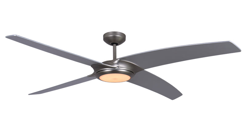 56 inch Starfire Ceiling Fan by TroposAir - Brushed Nickel