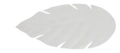 Venetian pure white ceiling fan blade